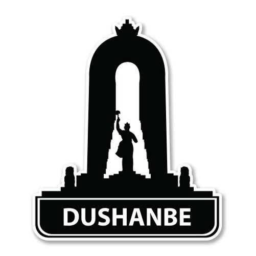 Dushanbe Tajikistan Car Laptop Phone Vinyl Sticker – SELECT SIZE