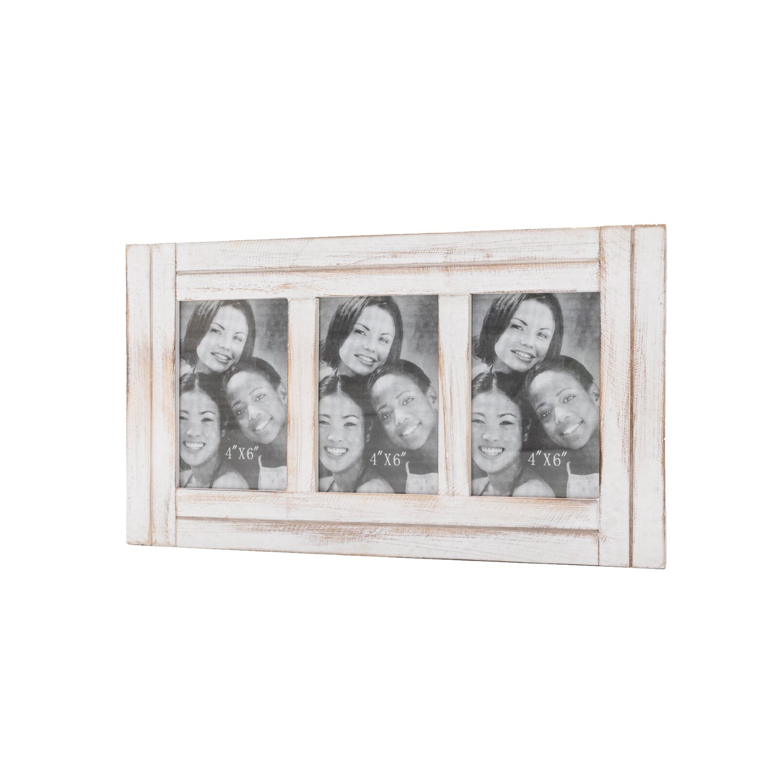 Wall display white frames can be displayed vertically or horizontally