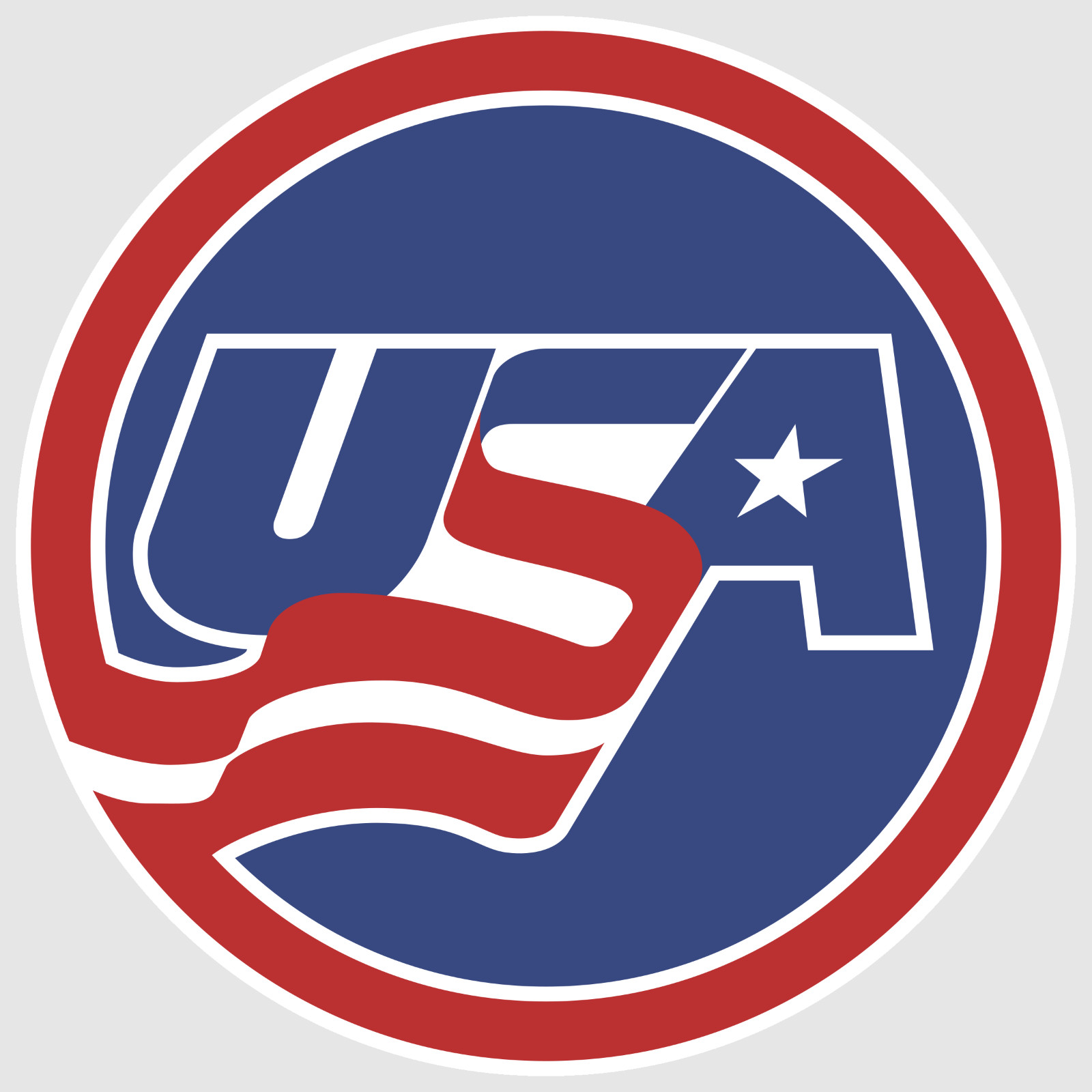 Weather Resistant Vinyl Sticker/Decal – Team USA Hockey Badge 02