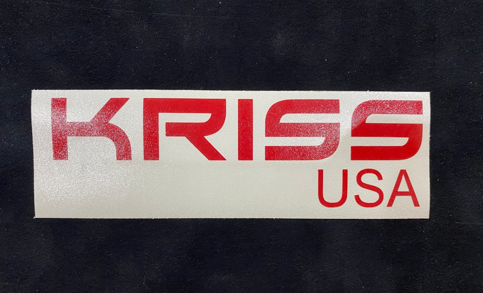 KRISS USA New/Unused 5.5″ Transfer Sticker Ammo Case, Back Window