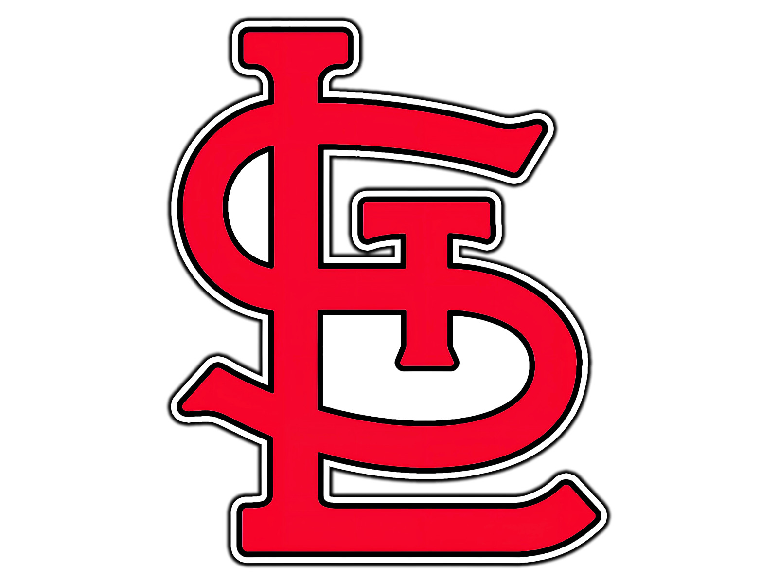 #209 St. Louis Cardinals SL Logo MLB Waterproof Vinyl Sticker Decal Die-Cut