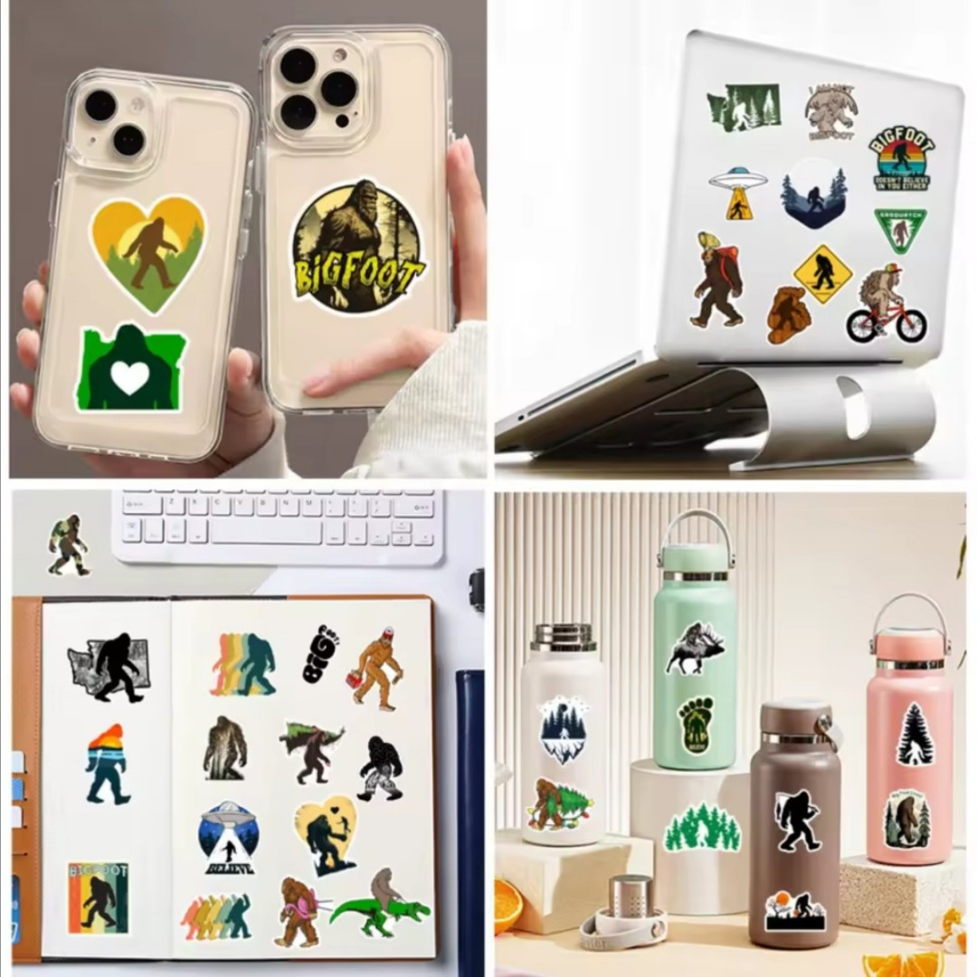 20 PCS Bigfoot Sasquatch Yeti 2 Stickers BRAND NEW