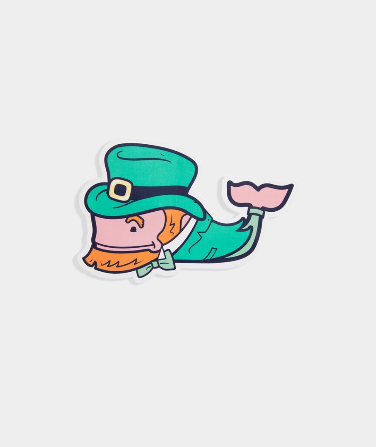 Vineyard Vines Leprechaun Whale Sticker Decal Hydro Laptop Yeti Free Shipping!