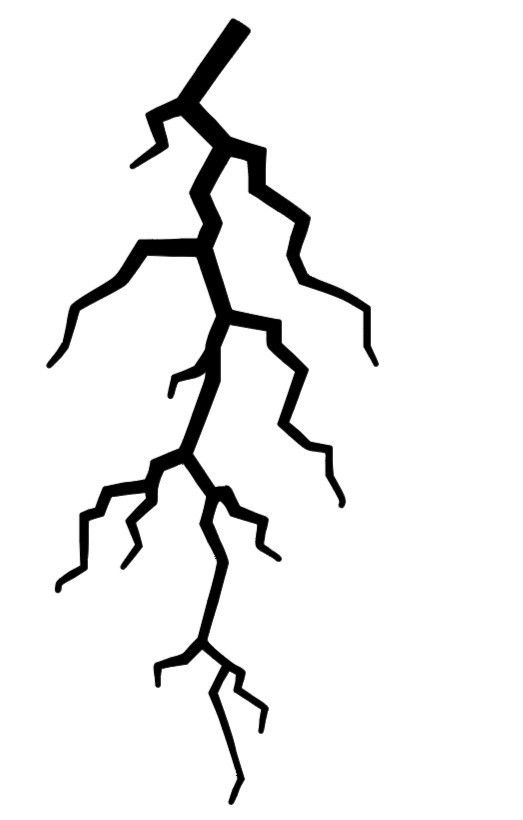 Lightning Bolt – Decal Sticker – Multiple Colors & Sizes – ebn6355