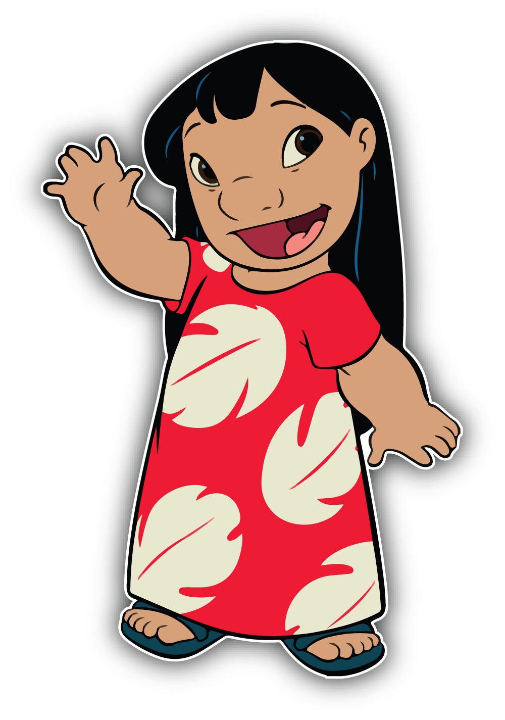 Lilo & Stitch Cartoon Sticker Bumper Decal – ”SIZES”