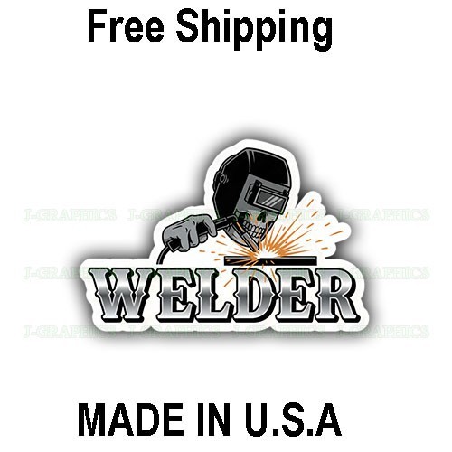 Welder Vinyl Decal Sticker Welding Mig Tig Arch Fabricator Weld A