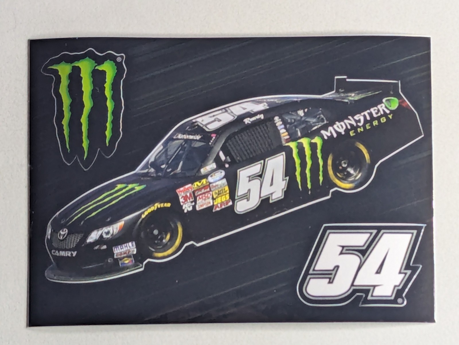 Kyle Busch ”MONSTER ENERGY” #54 Nascar Decal Sticker ( 3 Stickers on this )