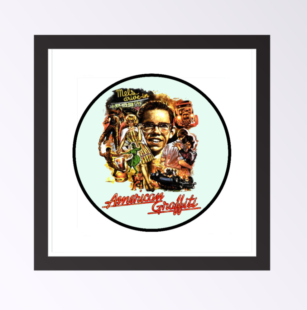 Movie – American Graffiti – 4″ Vinyl Decal Handmade Vehicle Decor Laptop Cooler