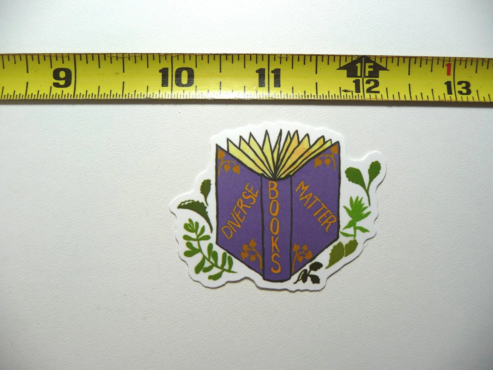 DIVERSE BOOKS MATTER SMALL STICKER DECAL READING NOVEL LIBRARY STORY
