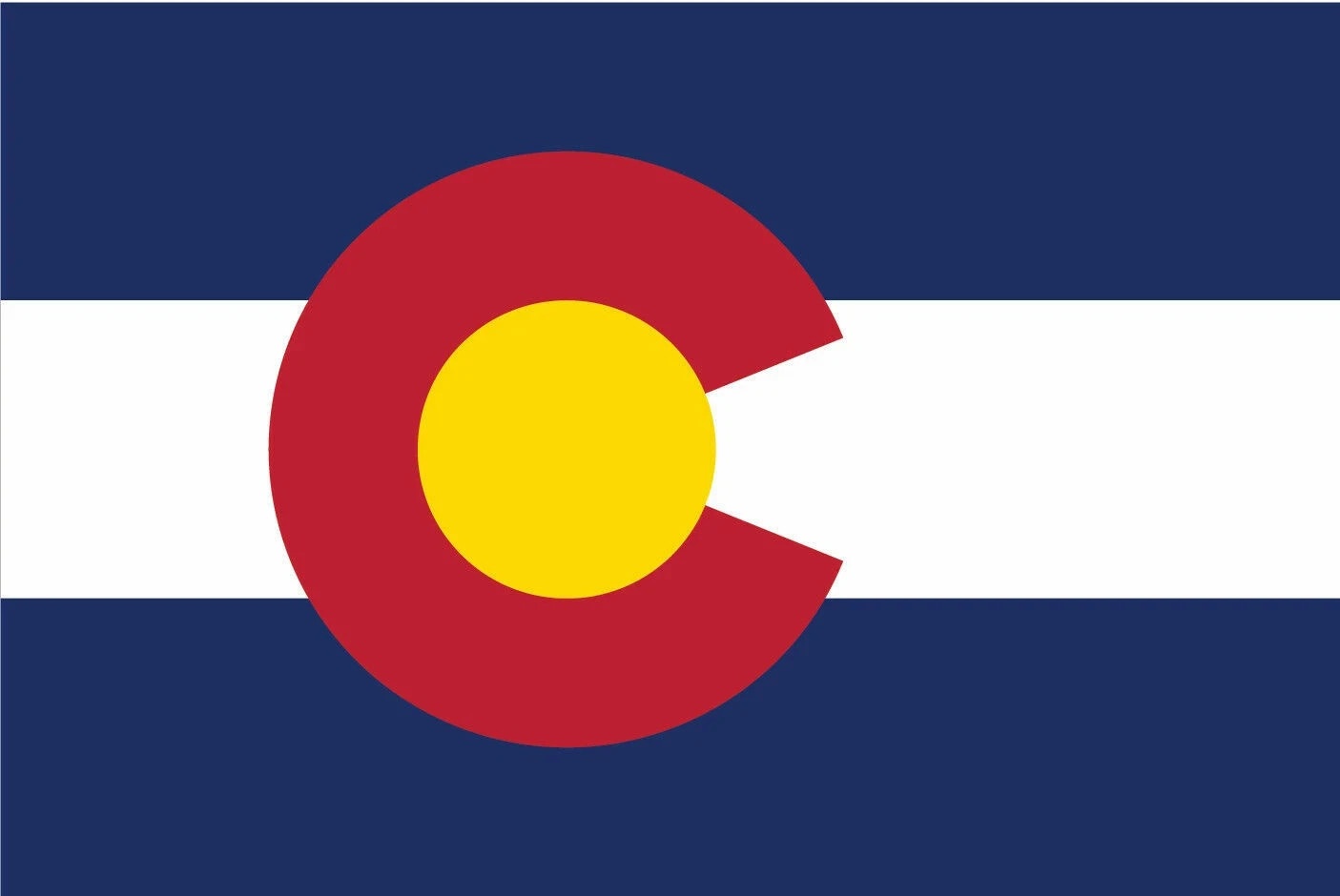 COLORADO STATE FLAG DECAL STICKER VINYL US MADE TRUCK VEHICLE WINDOW WALL CAR