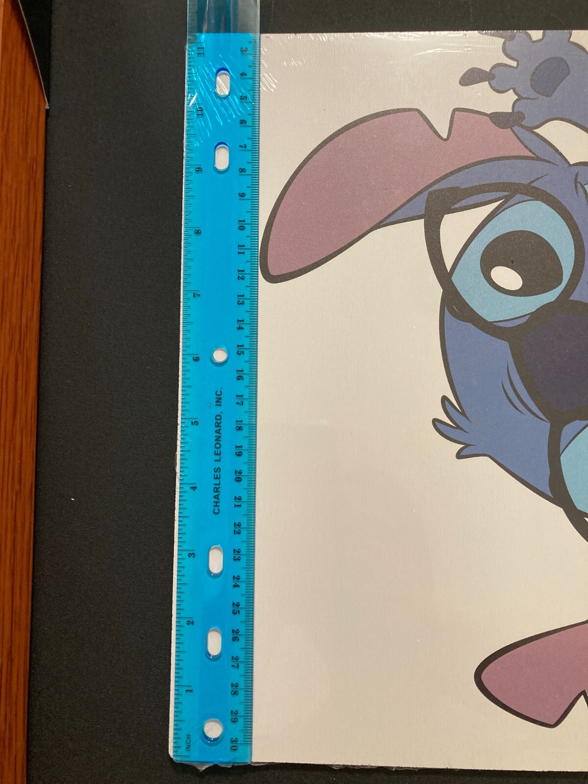 4 Piece Stitch-Themed Room Decor – 1 Wall Clock & 3 Pieces of Ready to Hang Art!
