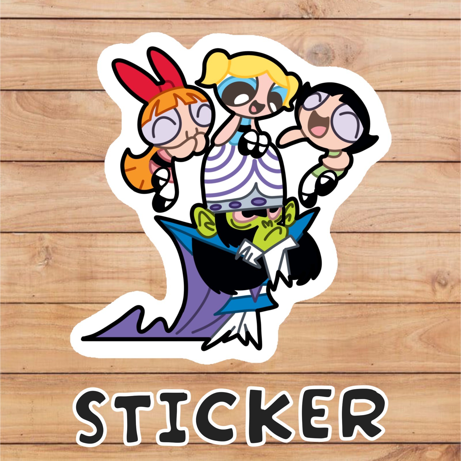 3 inches Sticker Decal, Multicolor – cartoon, tv show