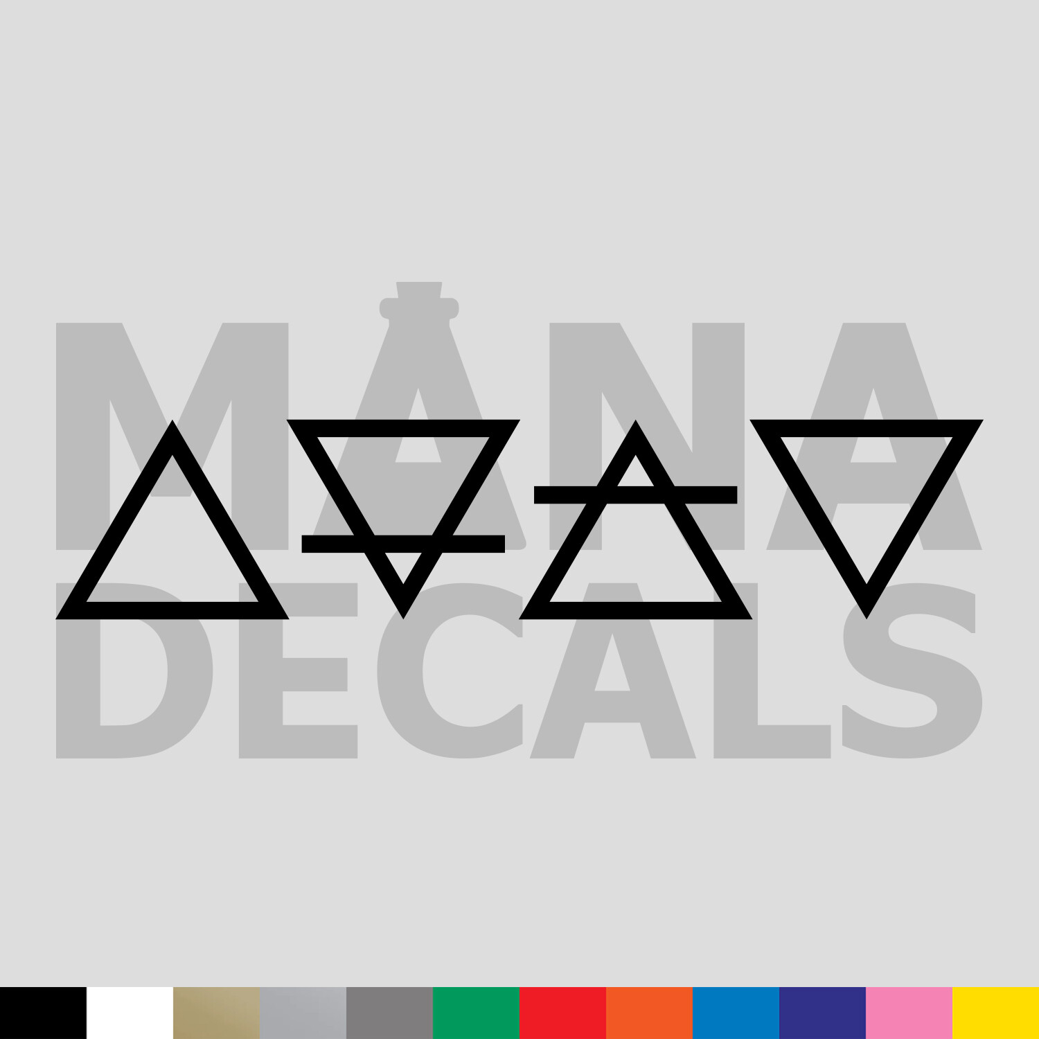 Elements Vinyl Die Cut Decal Sticker – Fire Earth Air Water Alchemy Four