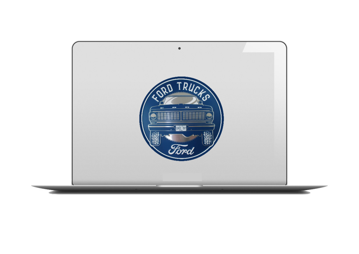 Car Classics “Ford Trucks” – 4″ Handmade Vinyl Decal Cooler Vehicle Laptop 262