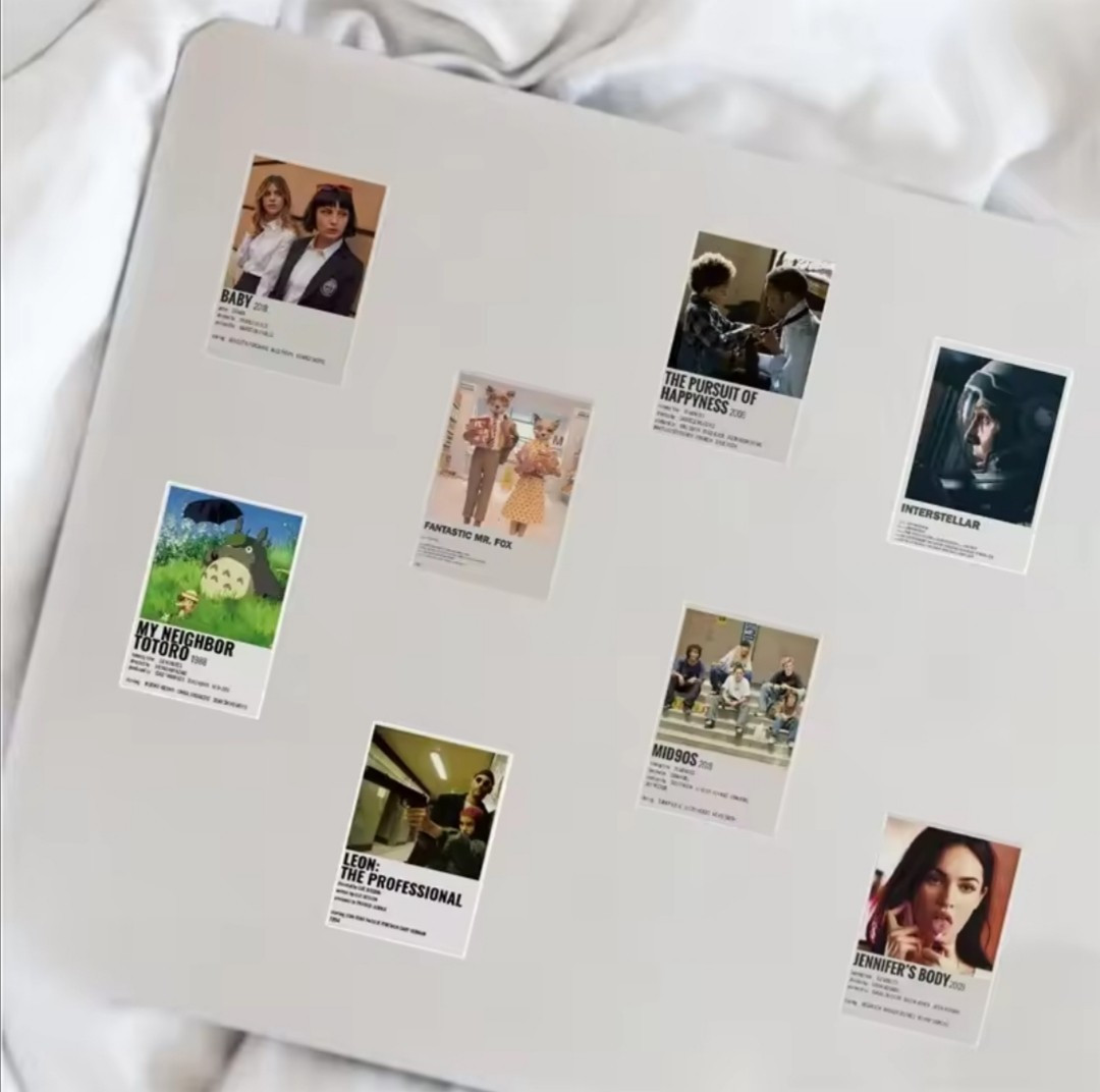 10 PCS Famous Popular Movies Films TV Shows Series Posters Stickers BRAND NEW
