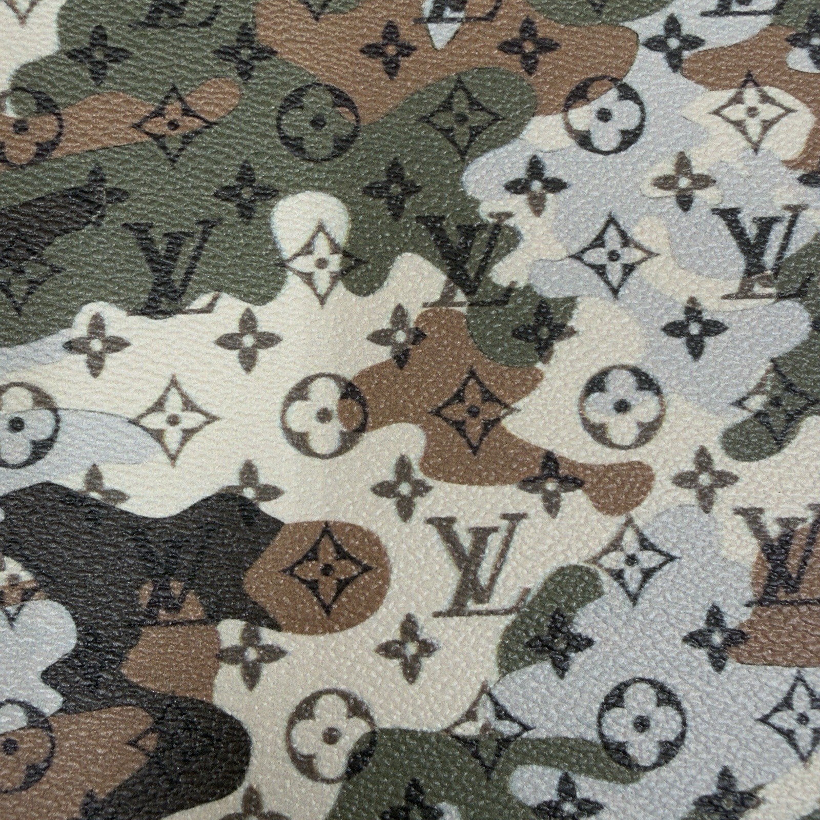 LV Camouflage Monogram Vinyl for Crafting Classic Size piece 12″ X 12″
