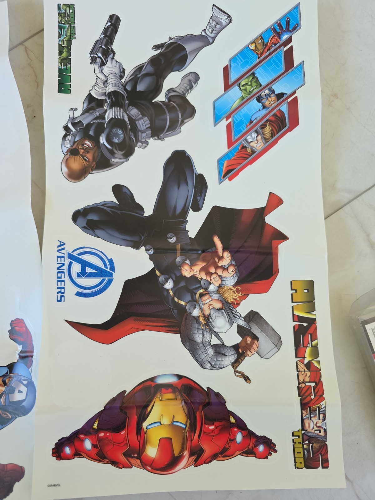 Marvel Comics Wall Decals Removable & Repositionable Made in USA