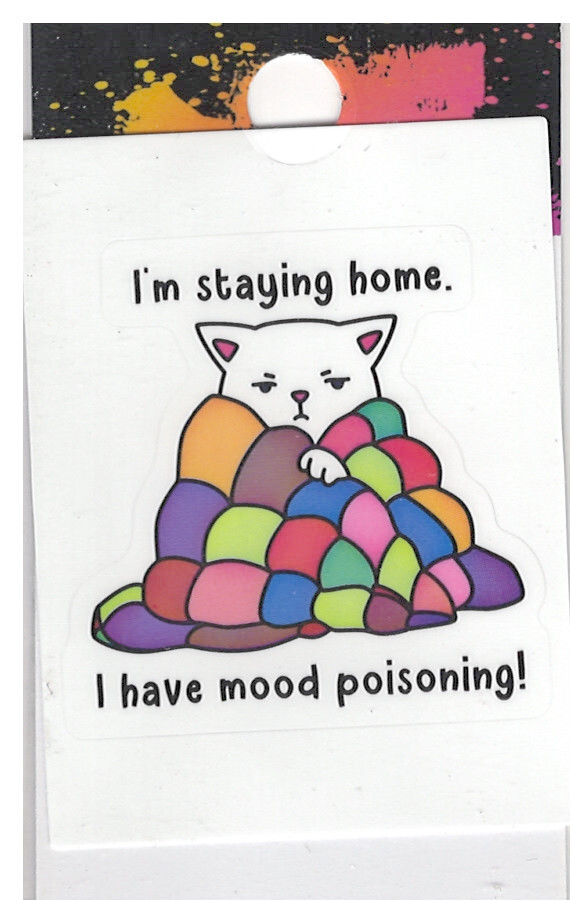 “I’m Staying Home” Ballpit High Quality Vinyl Sticker UV/Weather Resistant