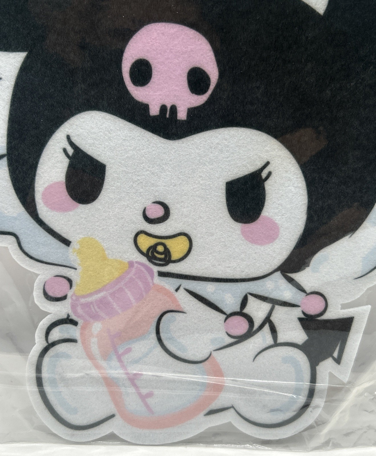 Kuromi Felt Wall Sticker/Decal Hello Kitty -Japanese Anime Selling 8.5 X 8.5 K1