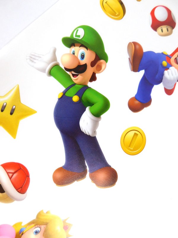 2020 Nintendo Super Mario Wall Decals Autocollants 13-decals.