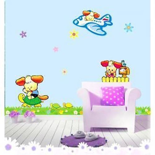 Wall Decals Sticker PUPPY TRAVEL 225-CP040 “U.S SELLER”