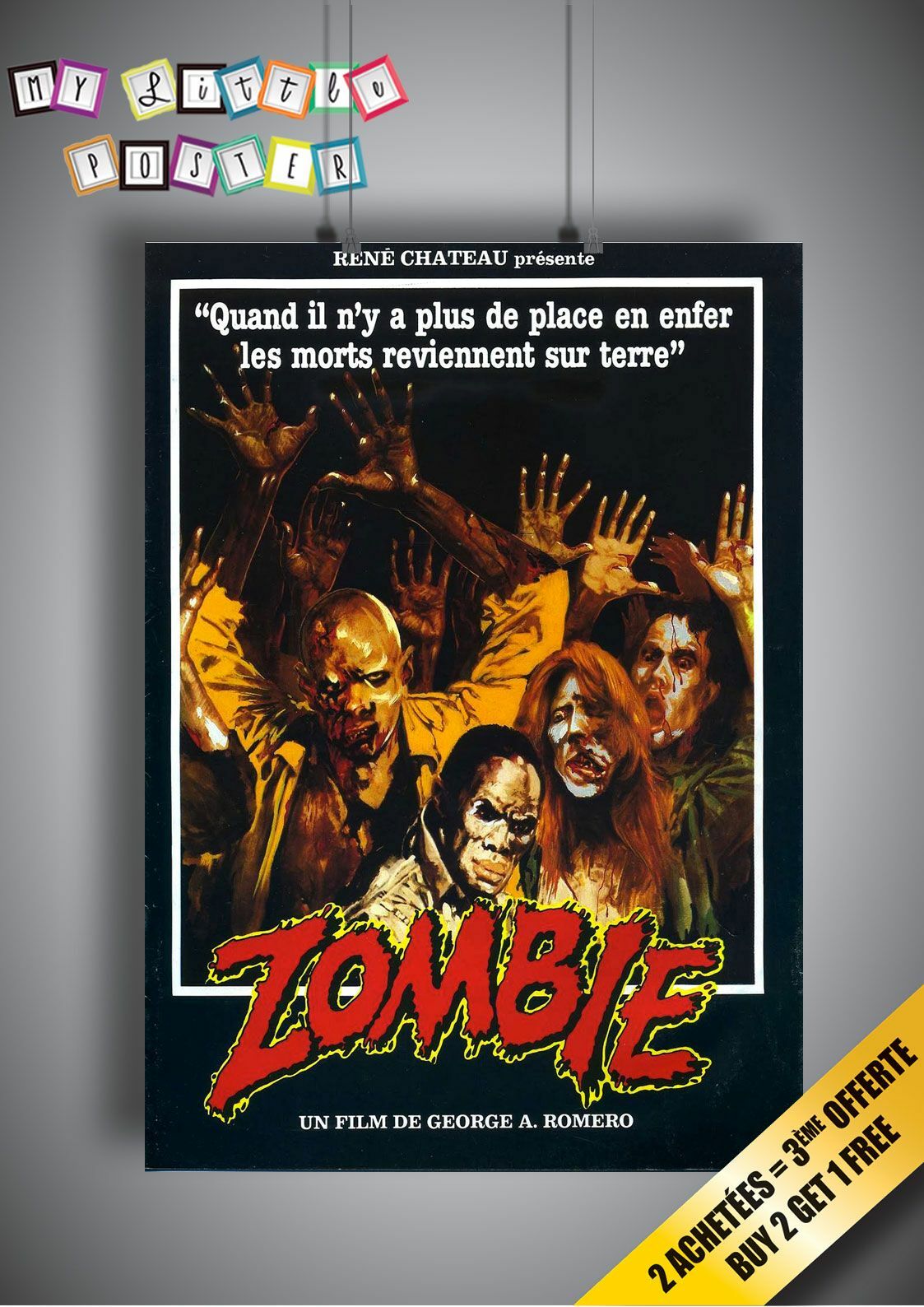 Dawn Of The Dead Zombie Original Poster Movie Horror