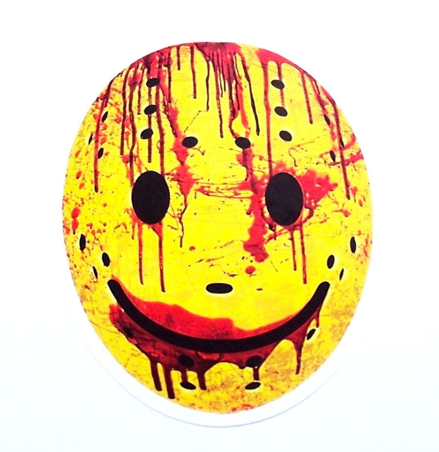 “Friday the 13th” – Cut Sticker Decal Movie Horror Film Smile Hockey Mask JASON
