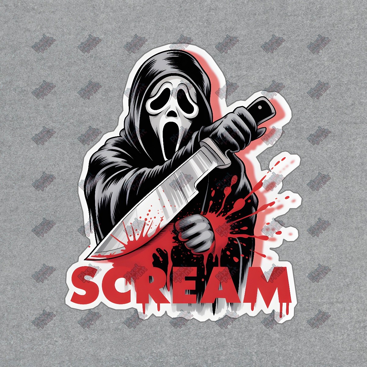 Ghostface Scream Horror Sign Spooky Decor for Halloween & Movie Fans #19102