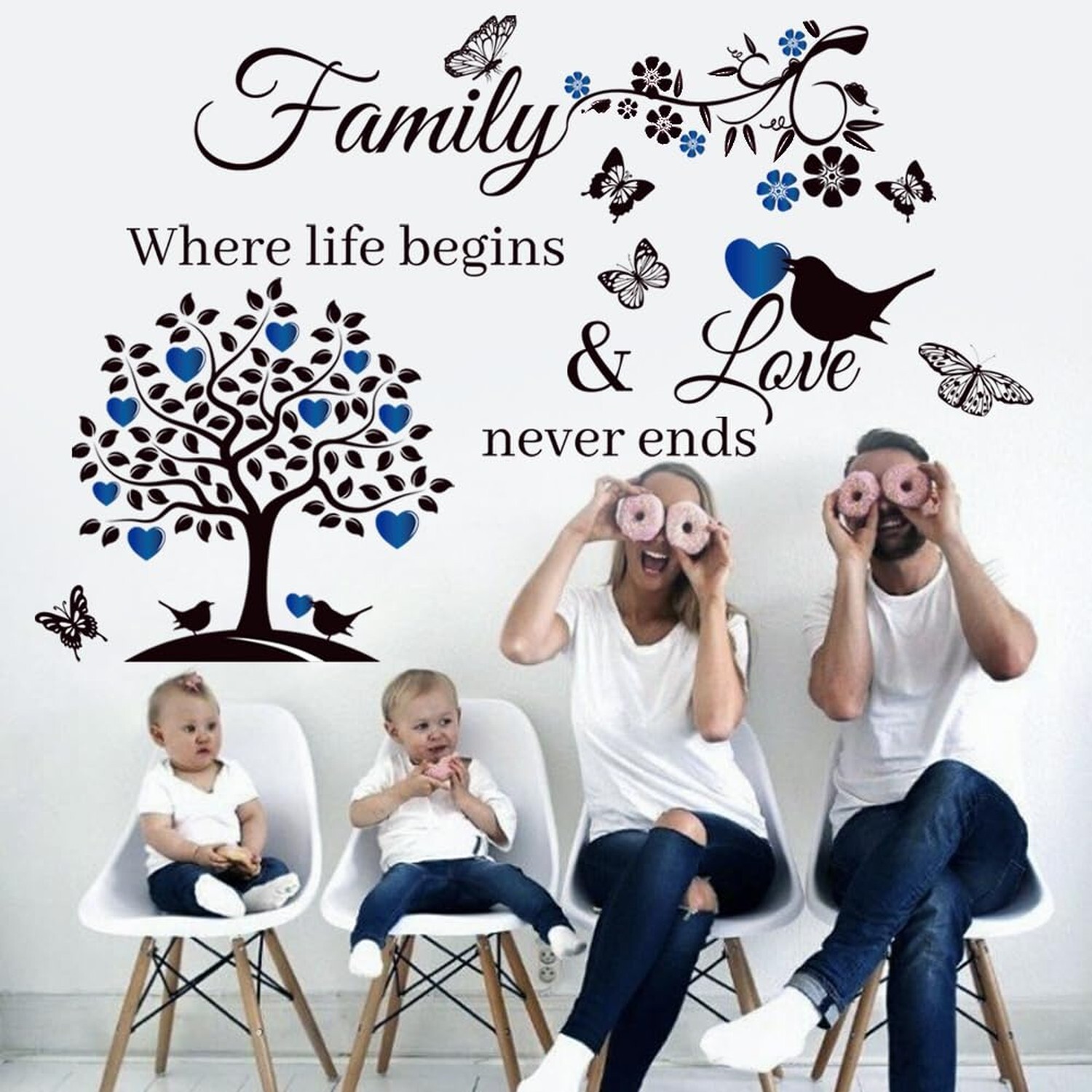 Family Saying Wall Art Stickers Inspirational Quotes Wall Decals Living Room …