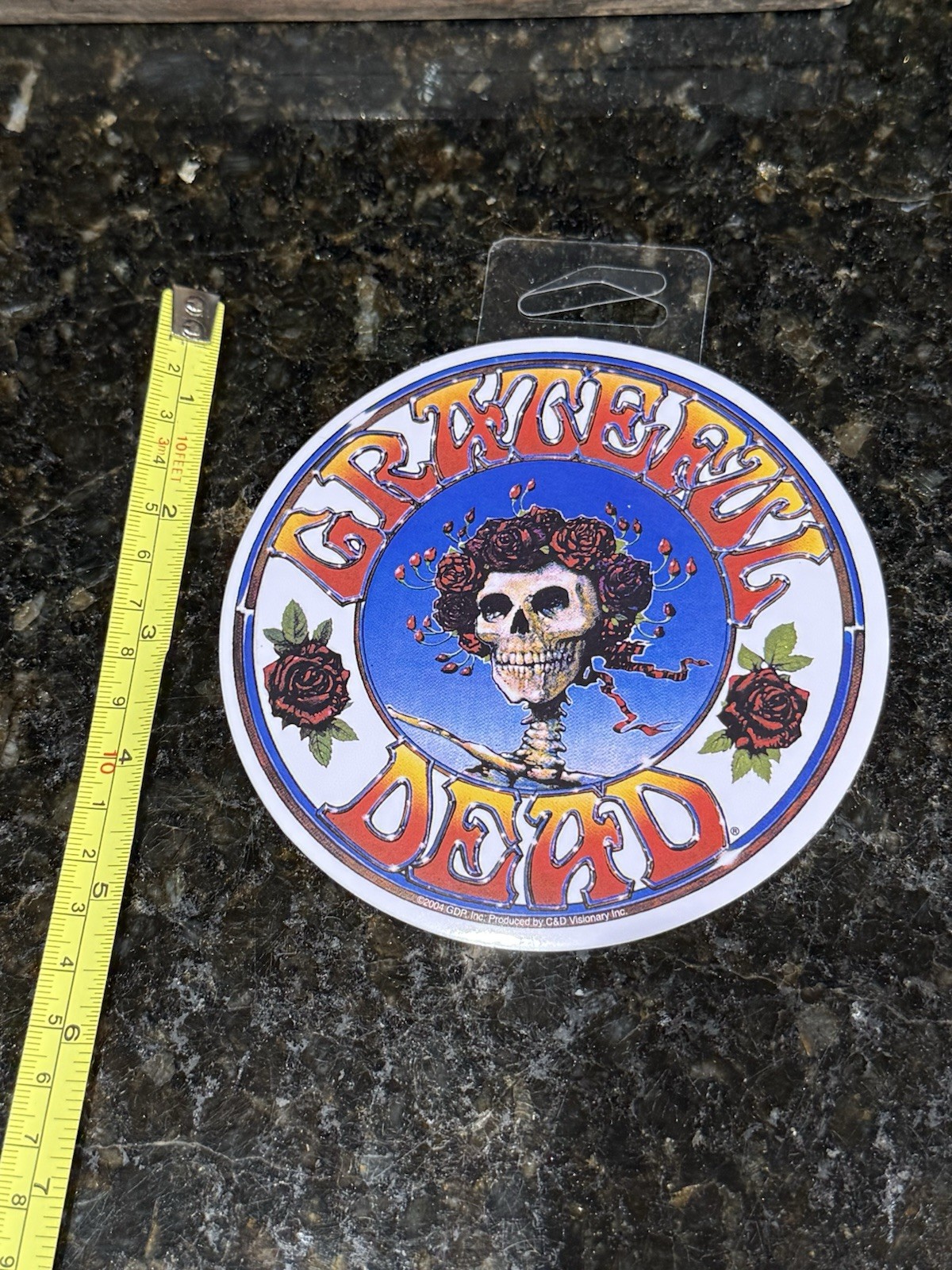 Grateful Dead Skull & Roses Sticker Decal