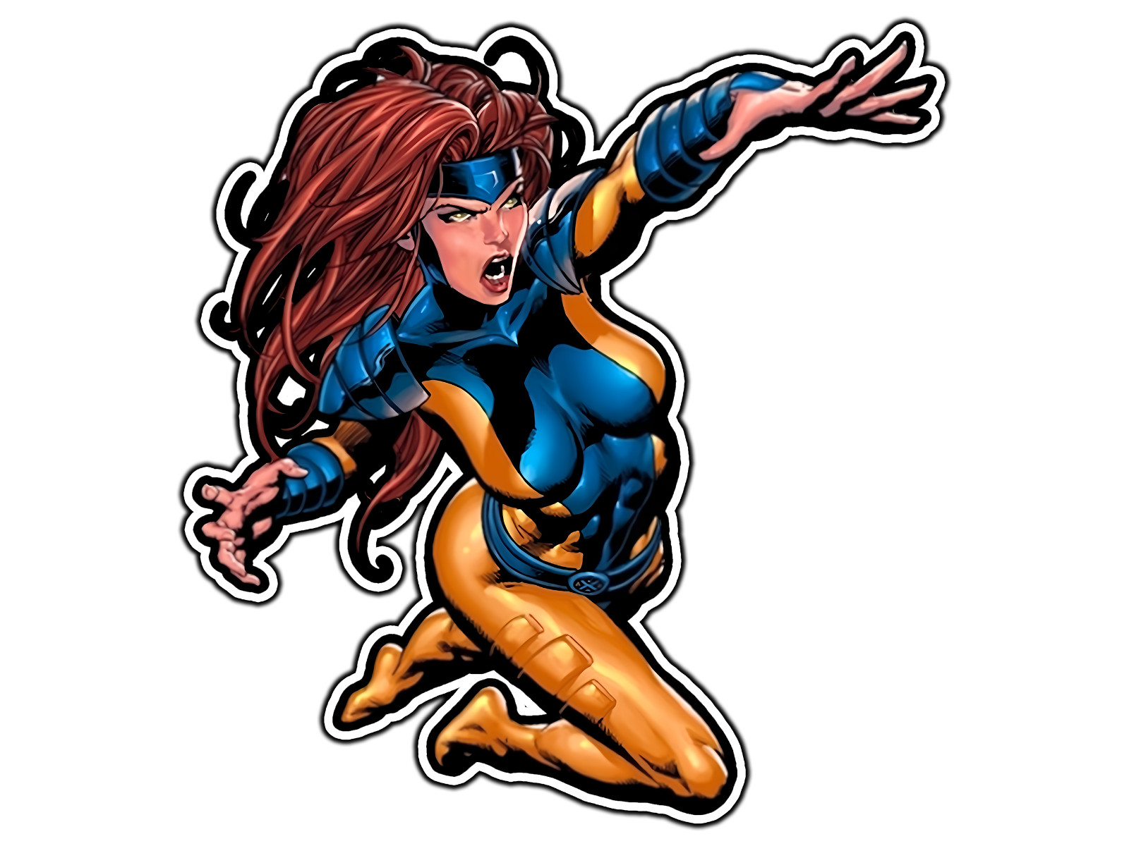 #0882Jean Grey Dark Phoenix X-Men Style #1 Waterproof Vinyl Sticker Die-Cut