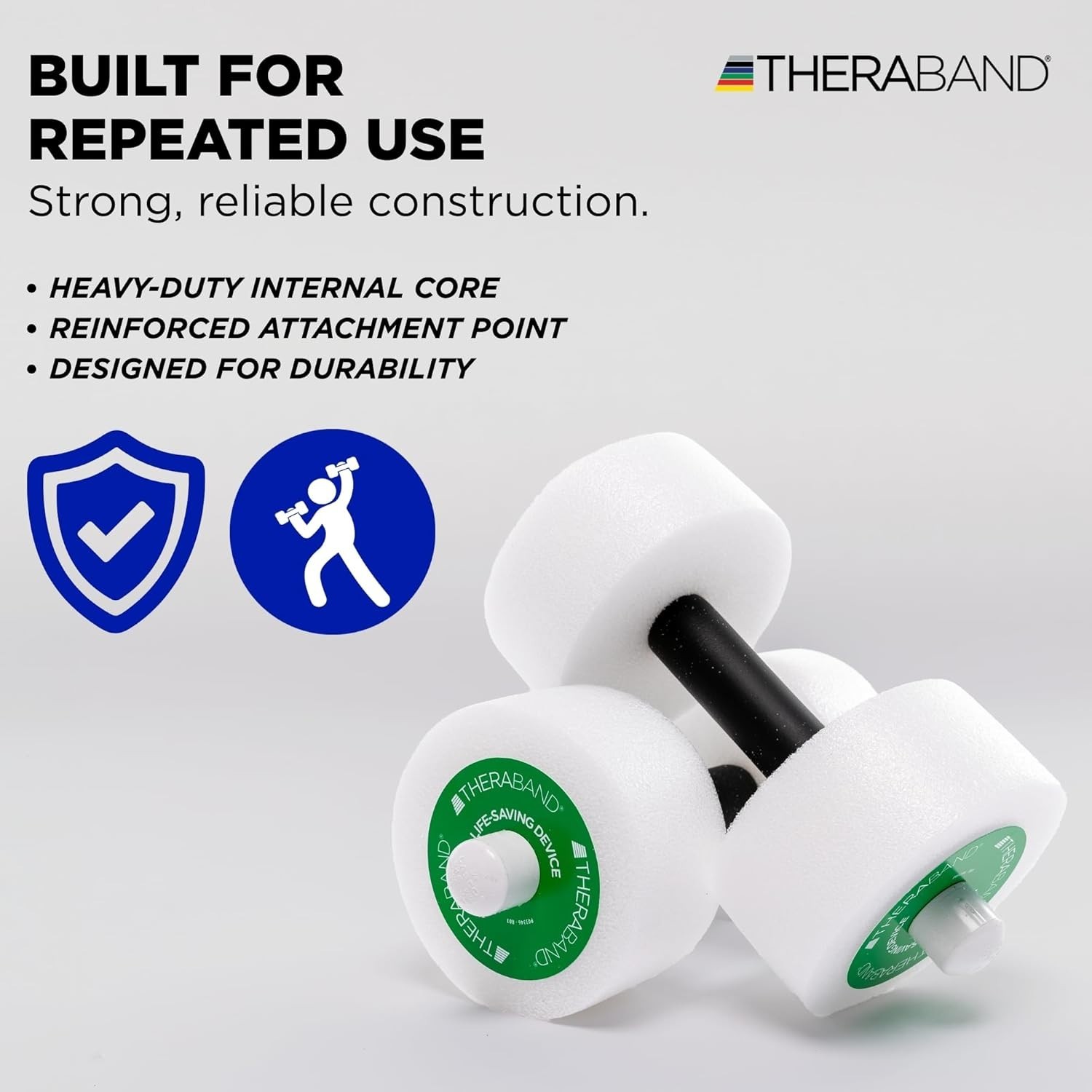 Water Weights, Aquatic Dumbbells for Pool Fitness, 2 Foam Weights …