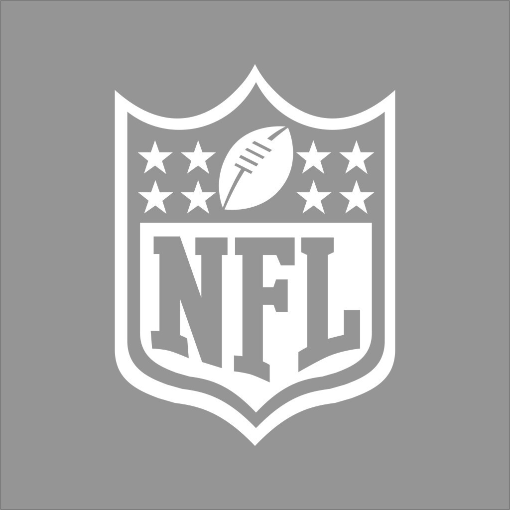 NFL Logo 1 Color Vinyl Decal Sticker Window Car Wall