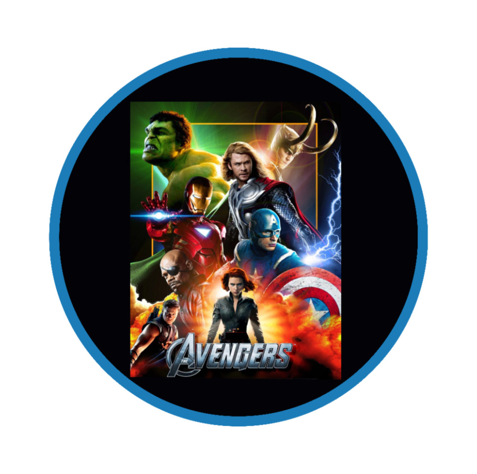 Avengers “Original”- 4″ Handmade Vinyl Decal Vehicle Decor Cooler Laptop Tumbler