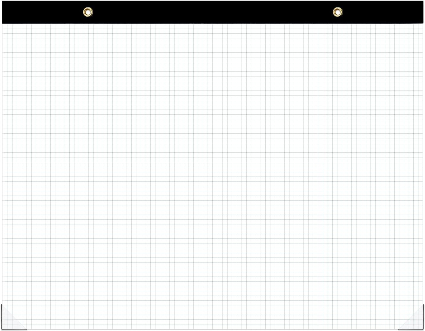 Large Engineering Graph Paper Pad – 50 Sheets/100 Pages, 22″ x 17″ Quadrille Gri
