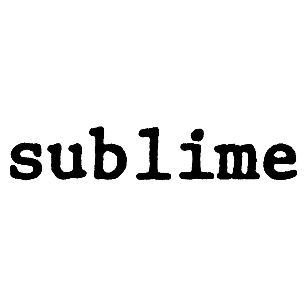 6″ Sublime – Type Vinyl Decal Sticker