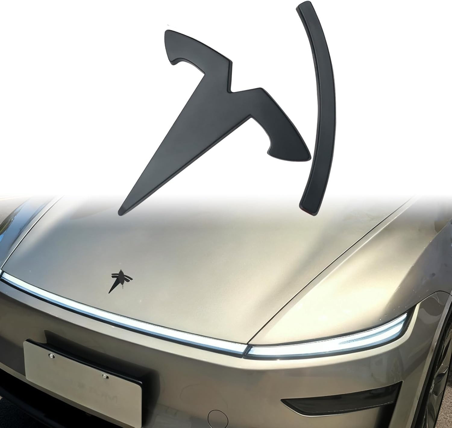 Custom Fit Front Trunk Emblem Cover for Tesla Model 3/Y – Durable ABS Design