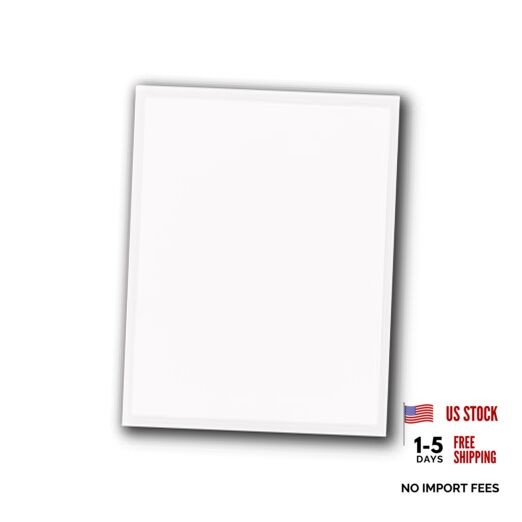 Window Stickers for Car Dealers -Plain Blank White – Exterior, ‘Outdoor’ |