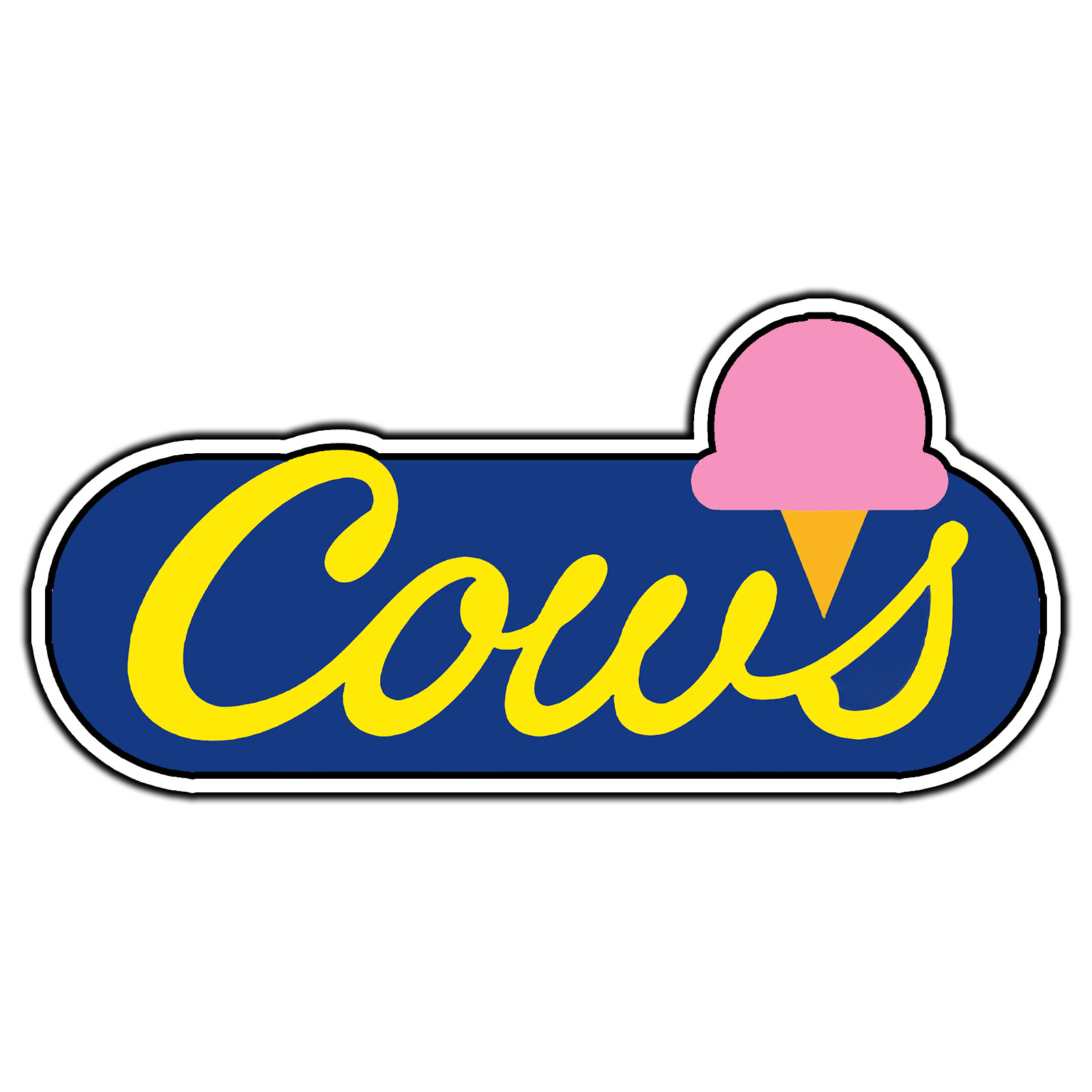 Cows logo #1 Sticker Waterproof Vinyl Decal Die-Cut Garage