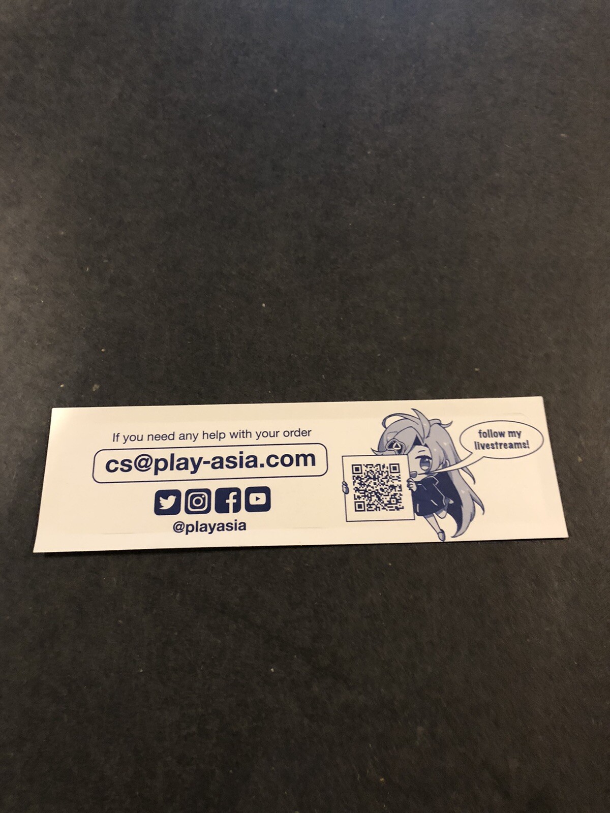 play asia Sticker Decal