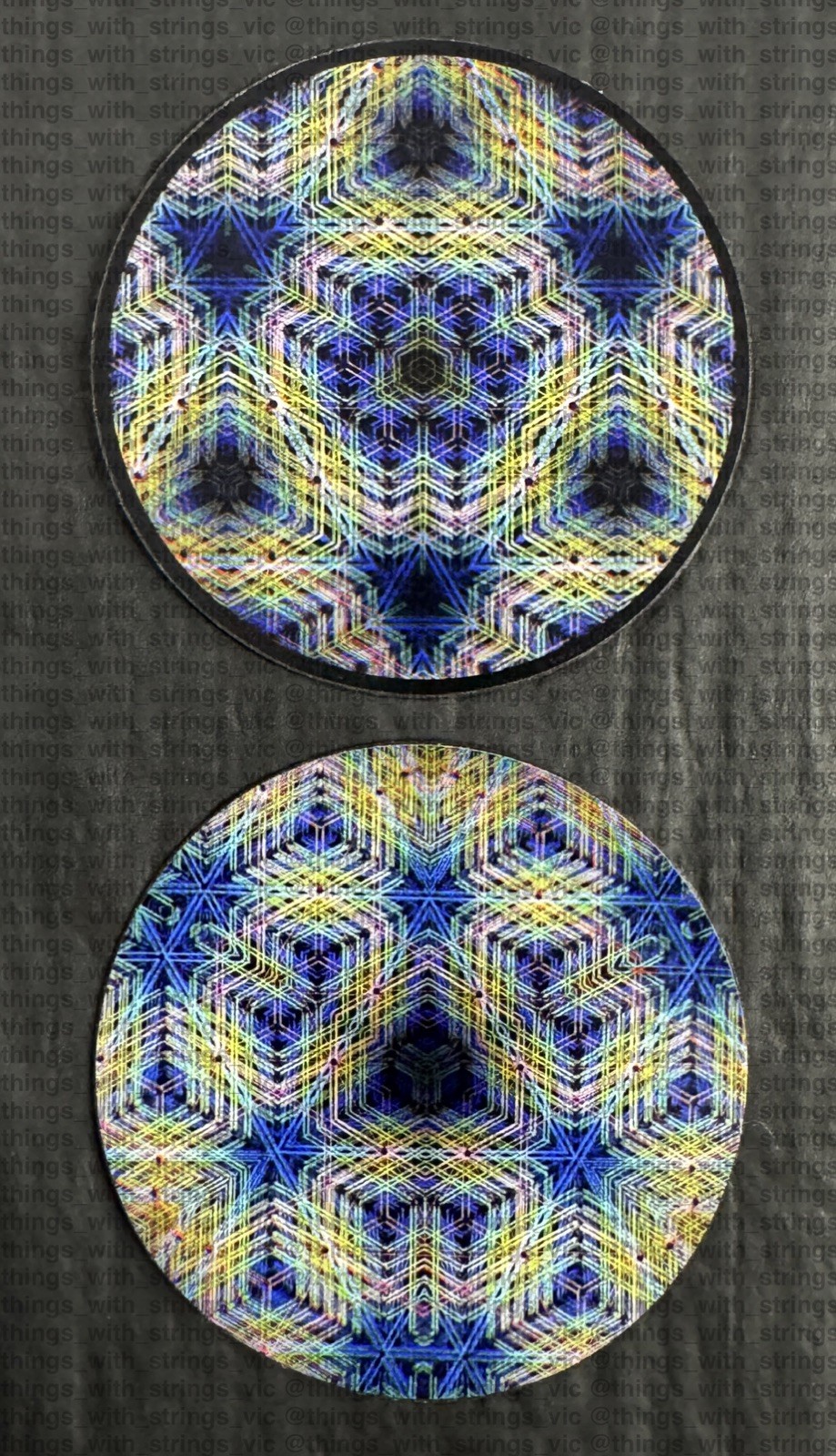 Psychedelic Sacred Geometry Art Vinyl Stickers & Magnets – Things With Strings