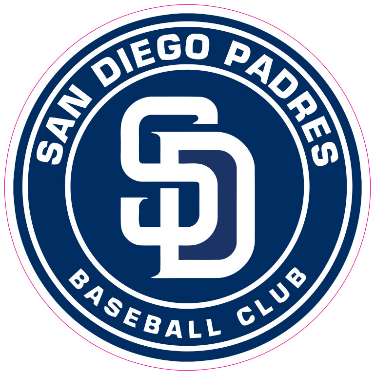 San Diego Padres Vinyl Decal Sticker Car Truck Bumper Tumbler Mug