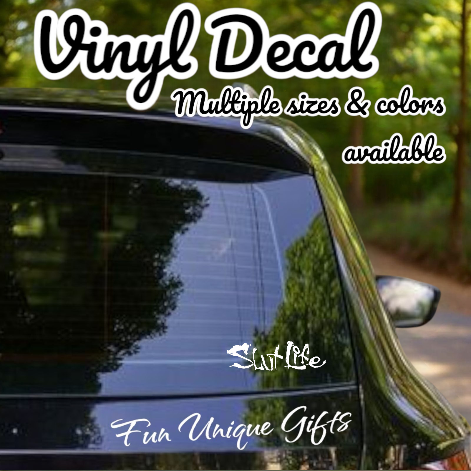 Slut Life (Salt Life) Vinyl Decal Sticker -Multiple Colors & Sizes- SHIPS FREE!