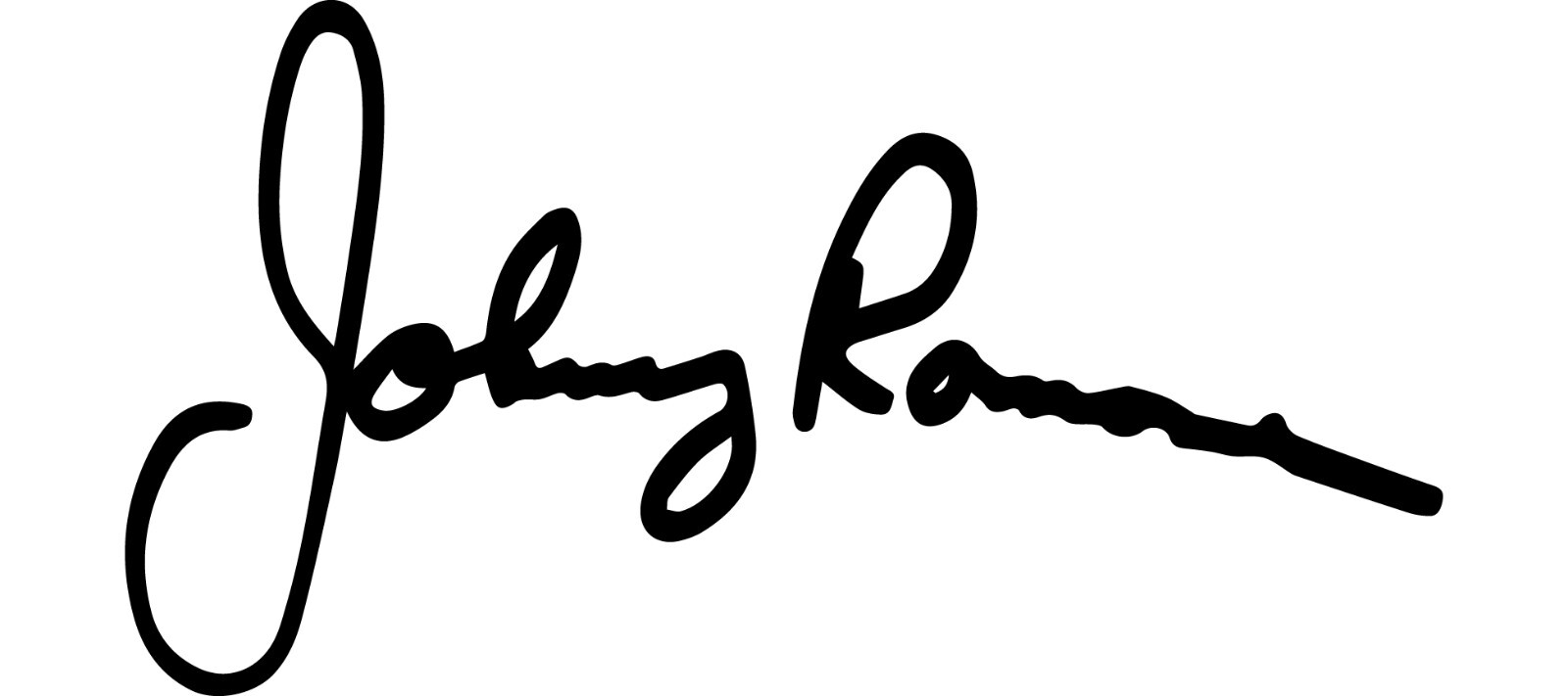 Johnny Ramone Signature Autograph VINYL DECAL Ramones Punk Classic Rock sedated