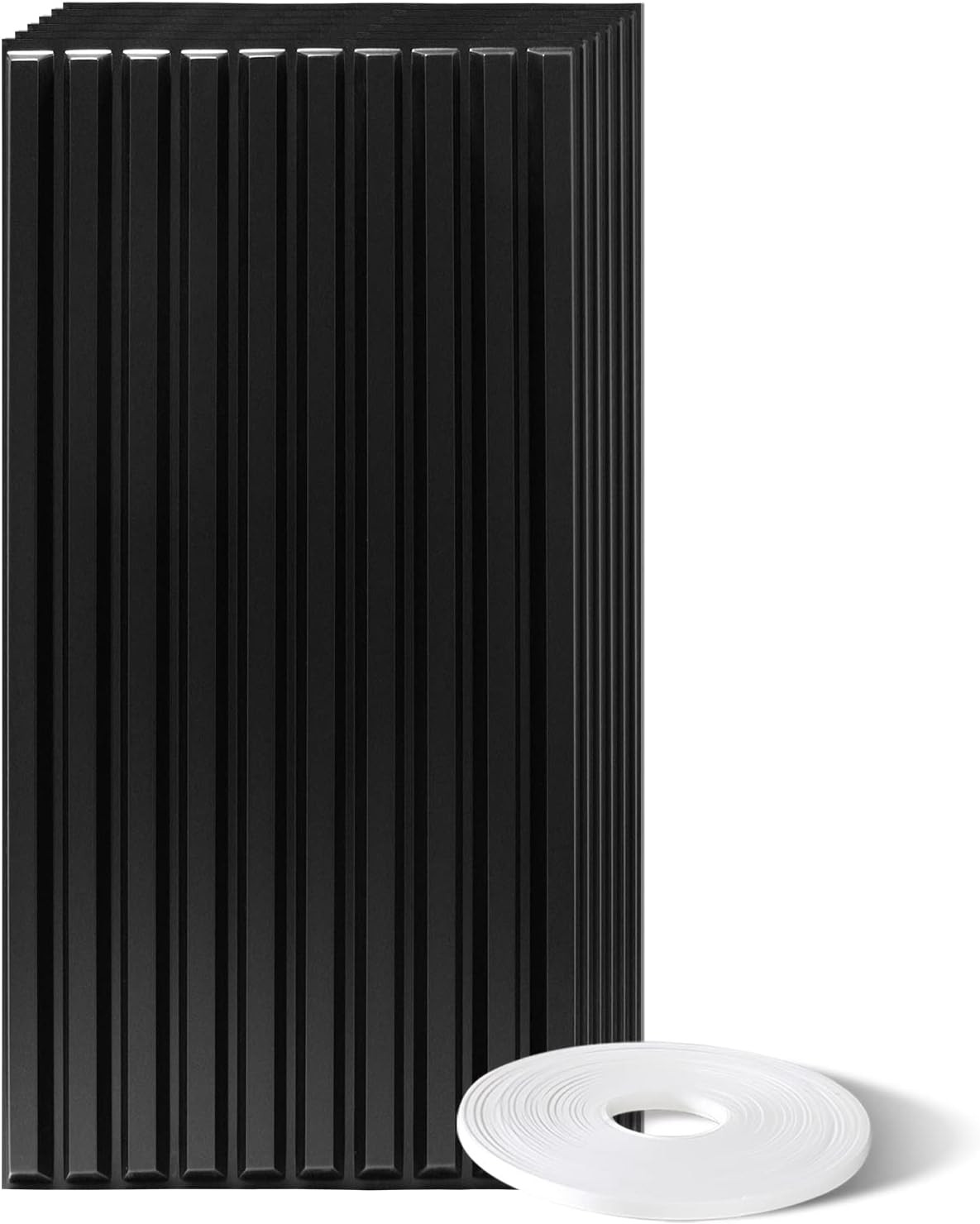 3D Wall Panels Peel and Stick, Slat Wall Paneling for Interior Wall Decor, 23.6″