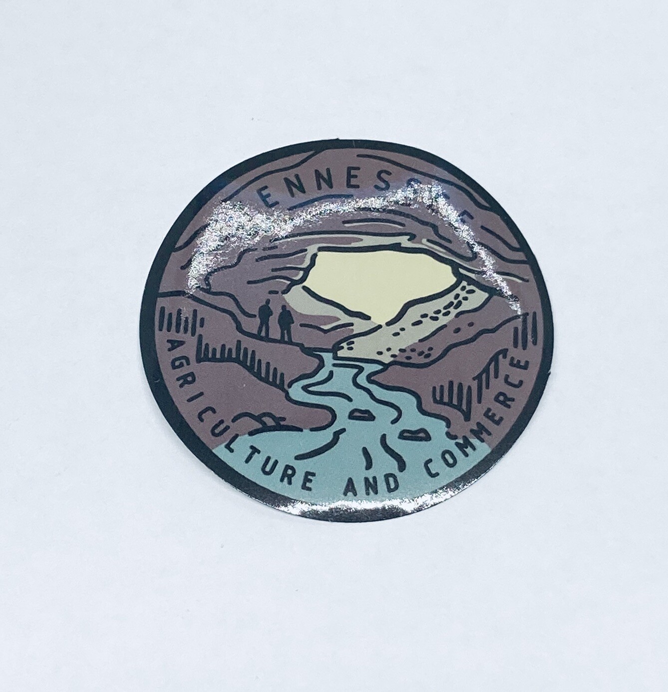 Tennessee State Sticker Agriculture & Commerce Art Decal Vinyl Souvenir Tc6