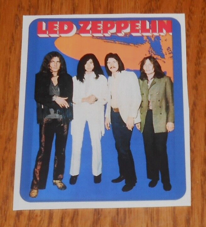 Led Zeppelin Sticker Vintage 3×3.5 RARE Classic