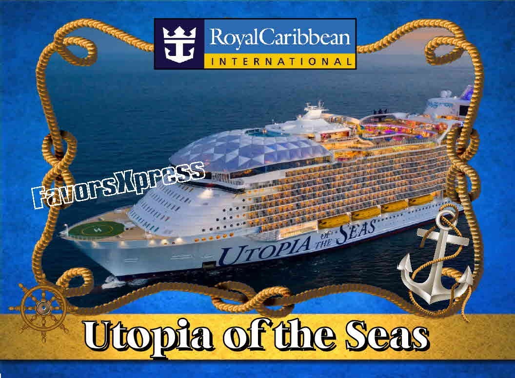 ROYAL CARIBBEAN UTOPIA OF THE SEAS CRUISE SHIP PHOTO MAGNET 4 X 3 INCHES
