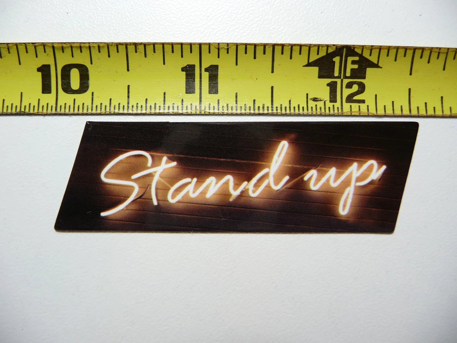 STAND UP SMALL STICKER DECAL SCRAPBOOKING POSITIVE MOTIVATE WORDS MOTIVATIONAL