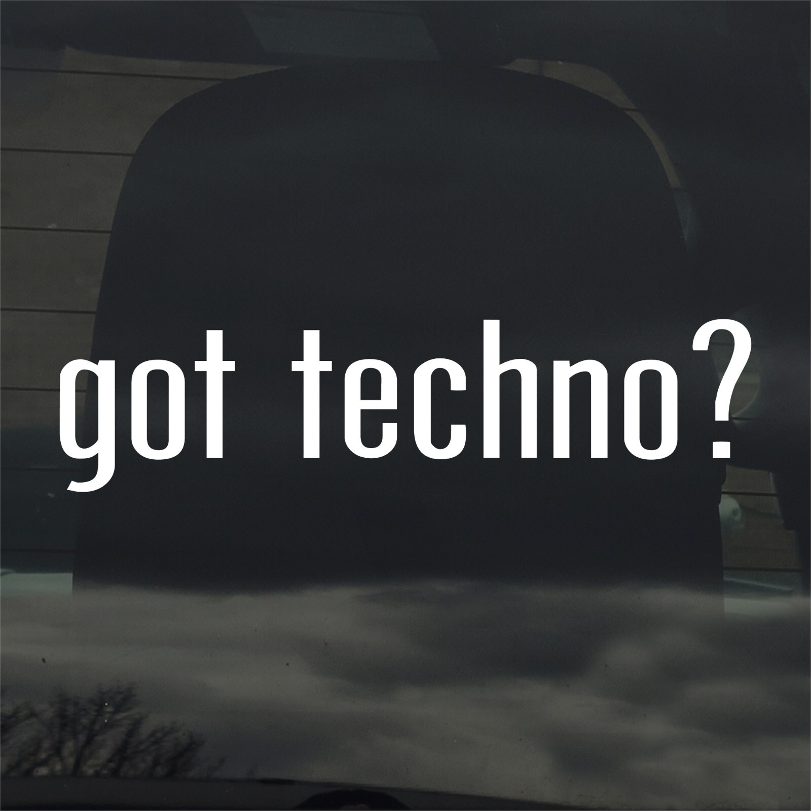 Got Techno? Custom Vinyl Sticker / Decal Music Electronic EDM Festival DJ Rave